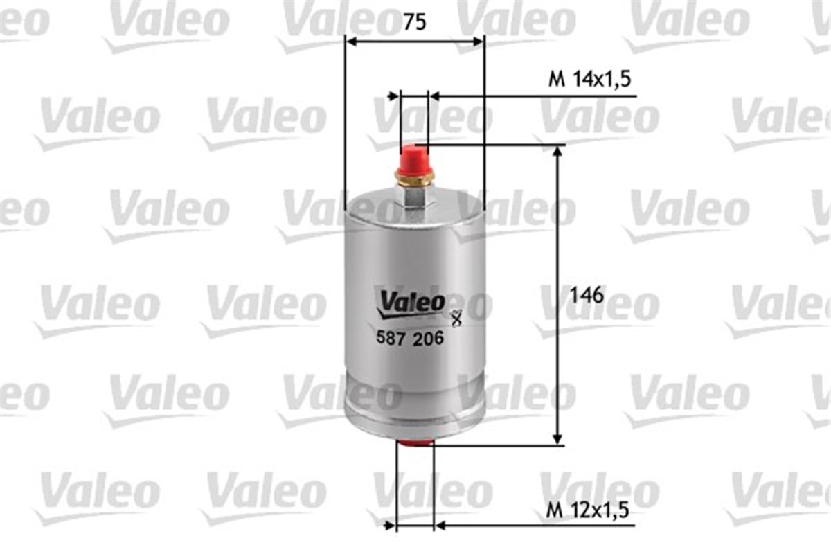 MERCEDESYAKIT FİLTRESİ BENZİN MERCEDES C CLASS C 180 VALEO 587206VALEOVALEO 587206