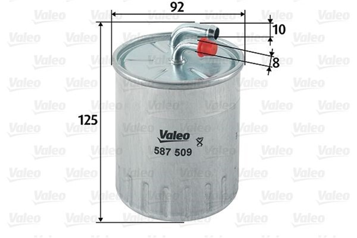 MERCEDESYAKIT FİLTRESİ MAZOT MERCEDES A CLASS A 180 CDI VALEO 587509VALEOVALEO 587509