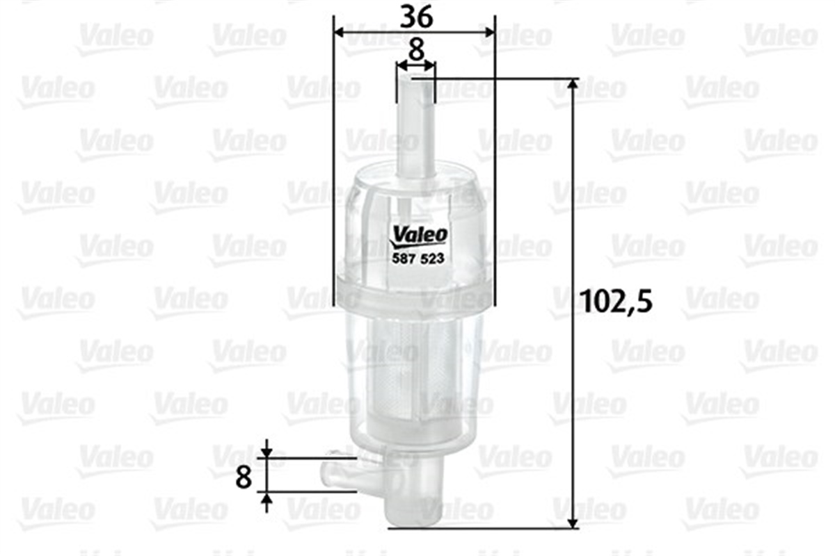 MERCEDESYAKIT FİLTRESİ MAZOT MERCEDES C CLASS C 220 D VALEO 587523VALEOVALEO 587523