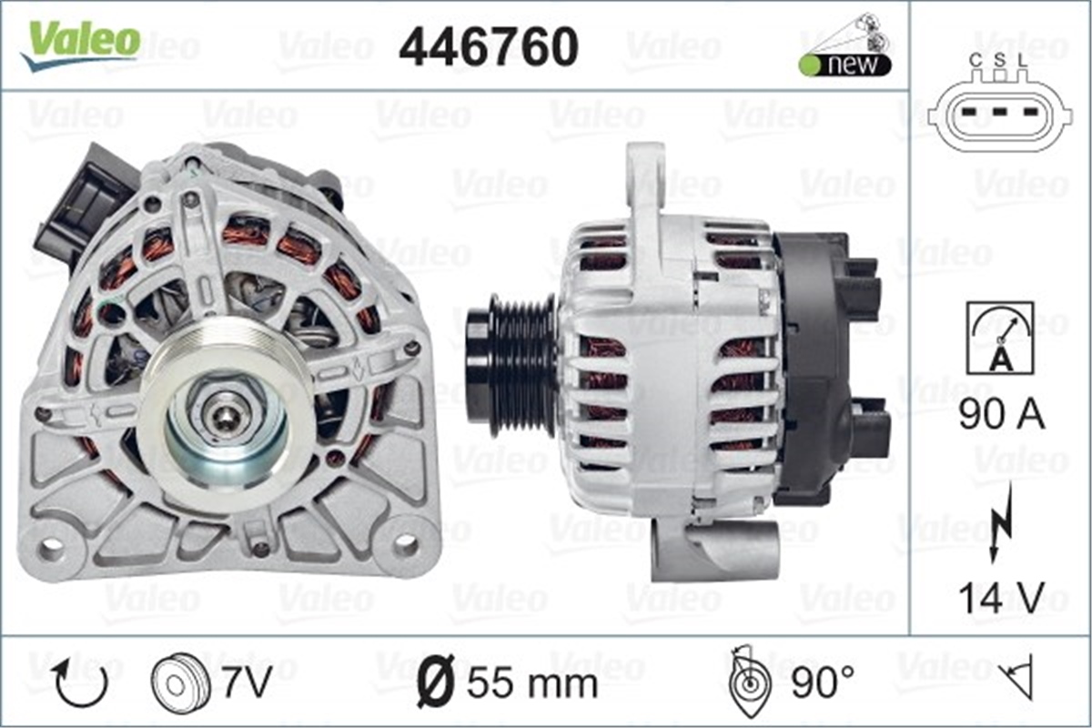 MICRAALTERNATÖR NISSAN SUNNY- PETROL- MICRA VALEO 446760VALEOVALEO 446760