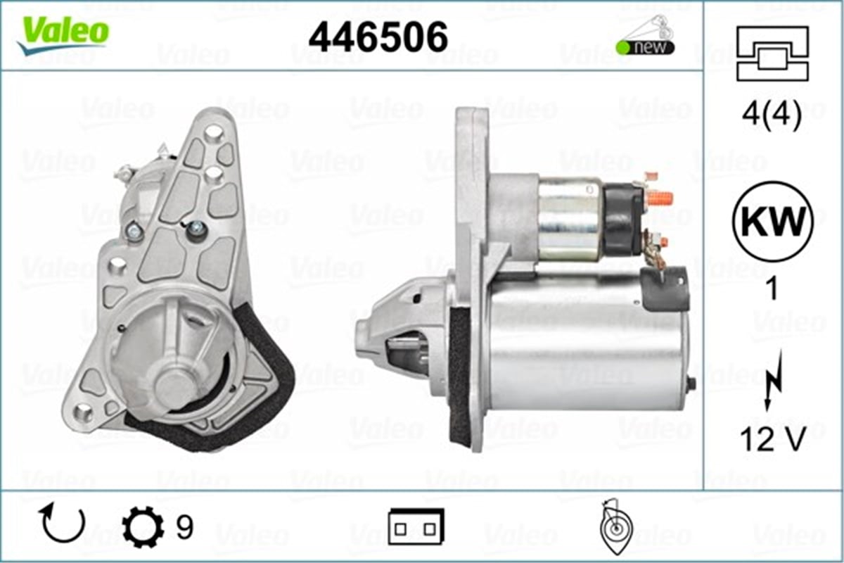 MICRAMARŞ MOTORU NISSAN VERSA 1.6 09-11- MICRA VALEO 446506VALEOVALEO 446506