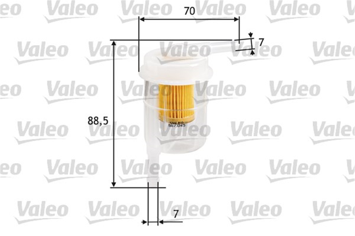 MICRAYAKIT FİLTRESİ BENZİN NISSAN MICRA 1.2- MICRA 1.0 VALEO 587045VALEOVALEO 587045