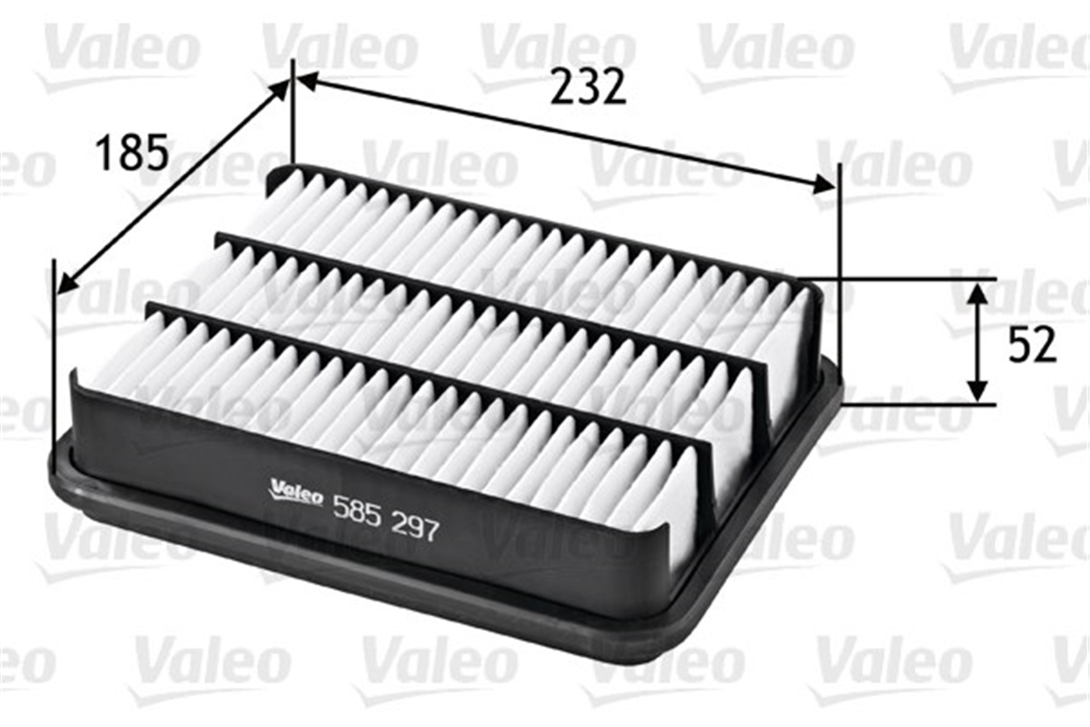 MITSUBISHIHAVA FİLTRESİ MITSUBISHI SPACE WAGON 2.0 VALEO 585297VALEOVALEO 585297