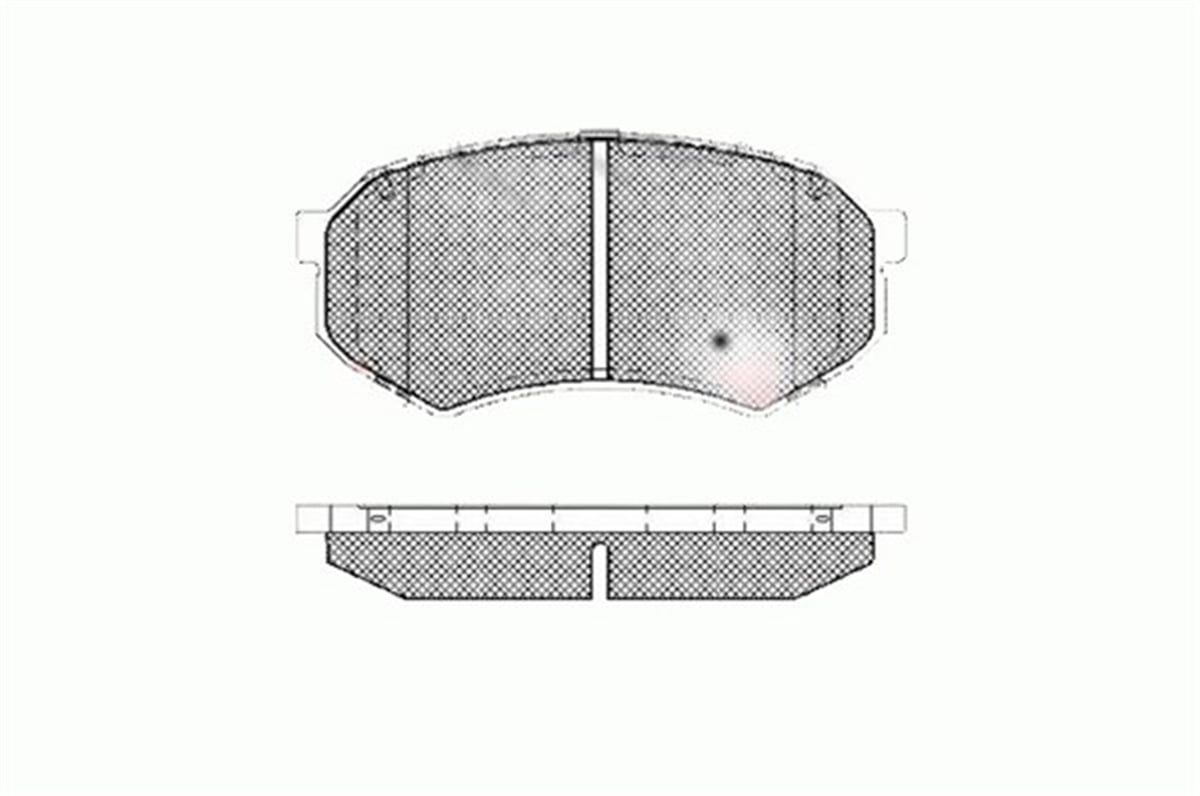MITSUBISHIÖN BALATA MITSUBISHI FUSO FE 96-04 D735 GDB7101 SANGSIN SP1677SANGSINSANGSIN SP1677