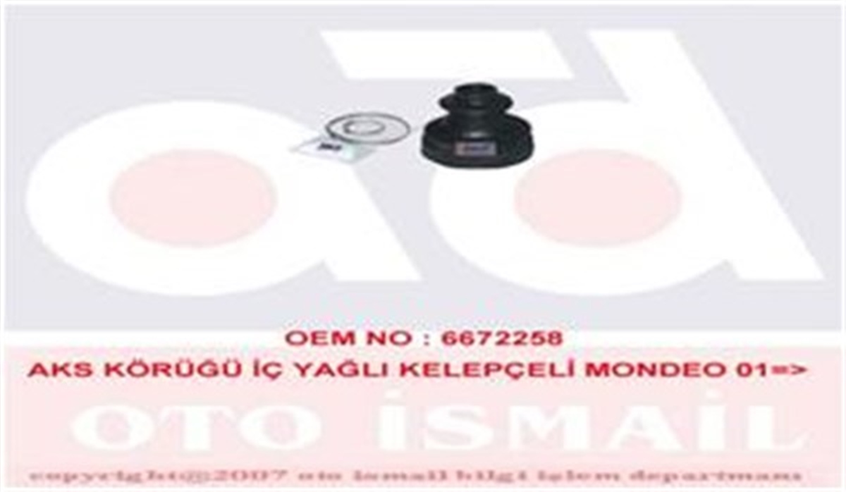 MONDEOAKS KÖRÜĞÜ İÇ YAĞLI KELEPÇELİ MONDEO 01 MKS 667MKSMKS 667