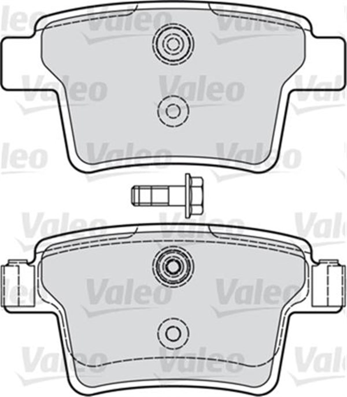 MONDEOARKA BALATA MONDEO III 1.8 16V-2.0 16V-2.0 TDCI-2.2 TDCI 11.00-8.07 JAGUAR X-TYPE 01 09 VALEO 598740VALEOVALEO 598740