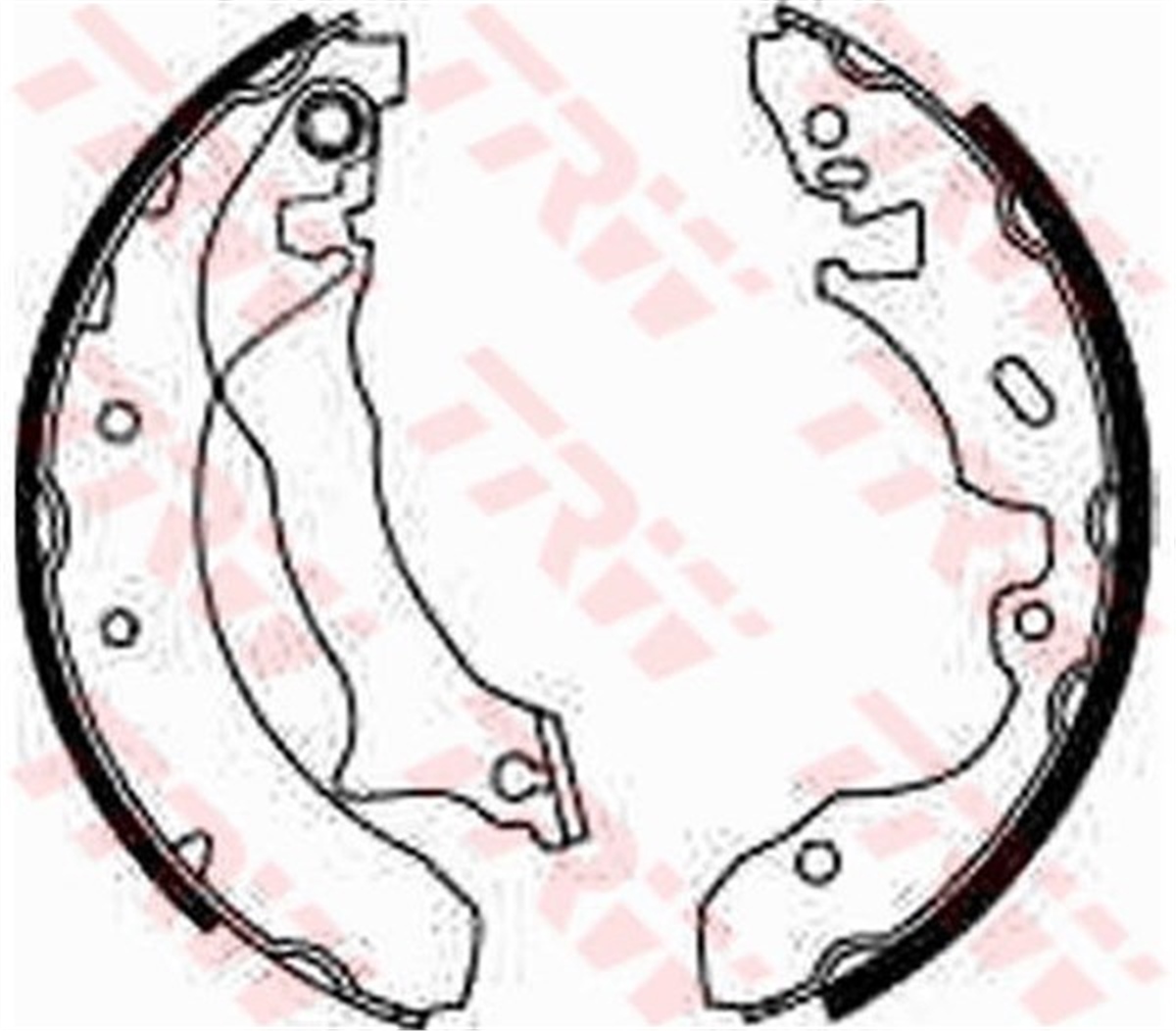MONDEOPABUÇLU FREN BALATASI ARKA MONDEO I 1993-1996-MONDEO II 1996-2000 TRW GS8536TRWTRW GS8536