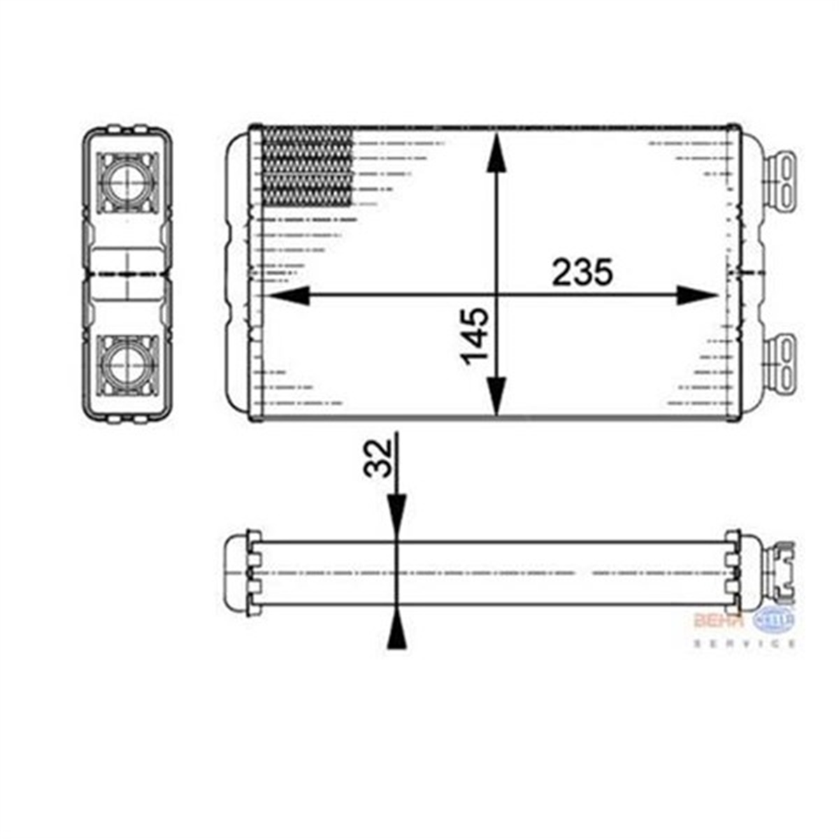 MOVANOKALORİFER RADYATORÜ MASTER-MOVANO 2.5-3.0 DTI-DCI BRAZİNG BORULU 235X145X42 MOTORTEC RNT0524MOTORTECMOTORTEC RNT0524