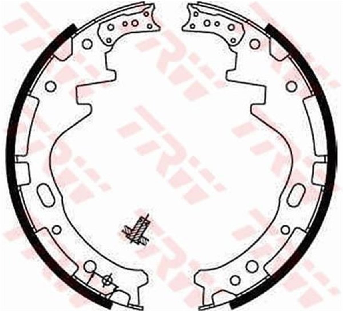 NISSANARKA PAPUÇ BALATA NISSAN PICK UP 2.4 4X4 85-94 2.5D 4WD 85-88 TRW GS8513TRWTRW GS8513