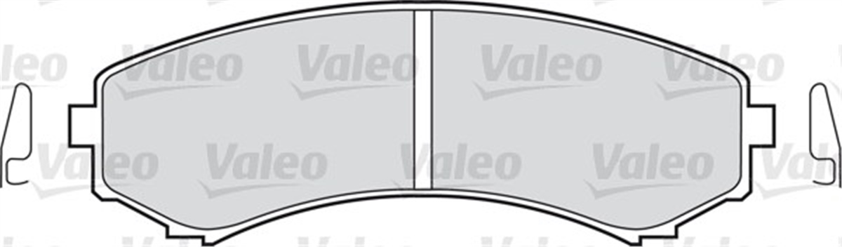 PAJEROÖN BALATA PAJERO II 2.5TD 91-00 - PAJERO III 3.5 V6 GDI 00 3.2 DI-D 00-01 - GRANDİS 2.4 04 VALEO 598518VALEOVALEO 598518