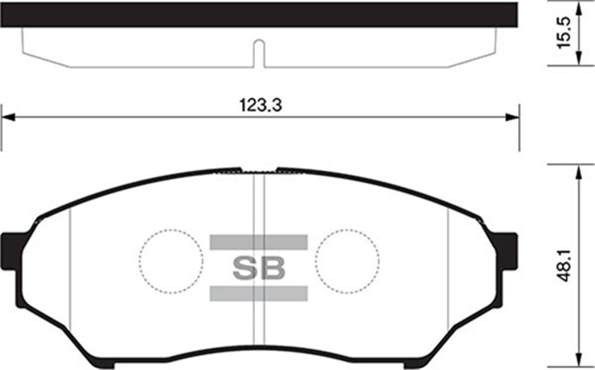 PAJEROÖN BALATA PAJERO PININ 1.8-2.0 99 GDB3270 SANGSIN SP1585SANGSINSANGSIN SP1585