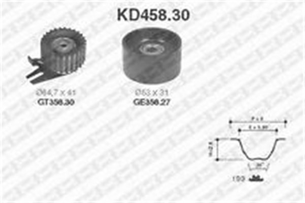 PALIOEKSANTRİK GERGİ KİTİ 193X240 DOBLO 01- -BRAVA-BRAVO- 96-01 -PALIO 00- MAREA 96- 1.9TD SNR KD45830SNRSNR KD45830