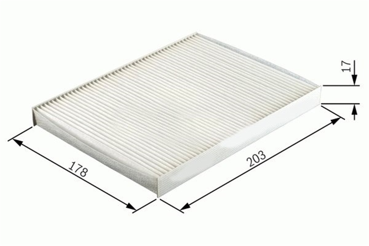 PANDAPOLEN FİLTRESİ PANDA II 1.1-1.2-1.3 JTD 03 KA II 08 500C 1.3D 09 CU2026 SARDES SC697SARDESSARDES SC697