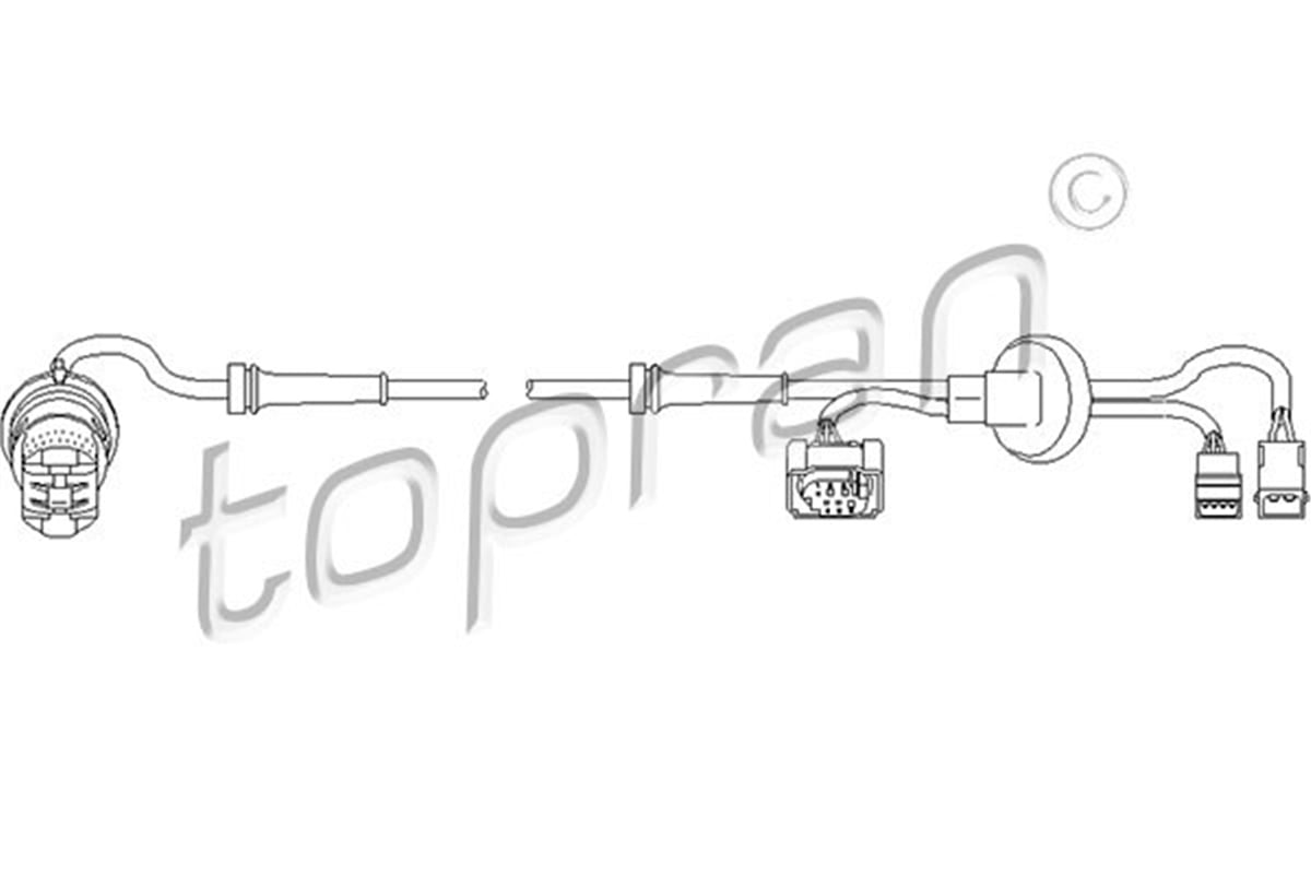 PASSATABS HIZ SENSÖRÜ ARKA PASSAT 96-00 SUPERB 01-08 1045M TOPRAN 109925755TOPRANTOPRAN 109925755