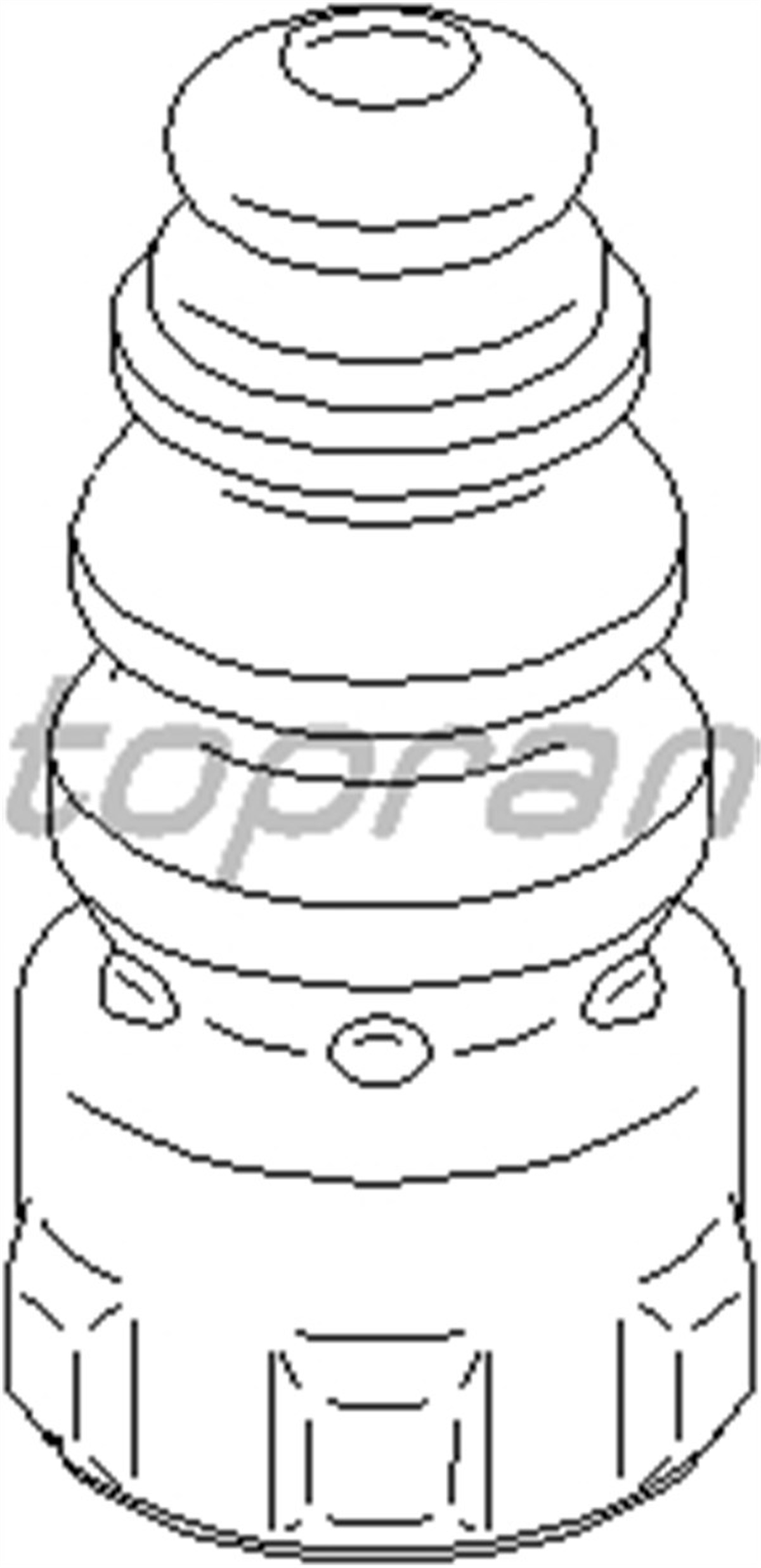 PASSATAMORTİSÖR LASTİĞİ ARKA PASSAT V-OCTAVIA -SUPER B- 2.0 TDI BSE-BLF-CAXA-BKP TOPRAN 113450016TOPRANTOPRAN 113450016