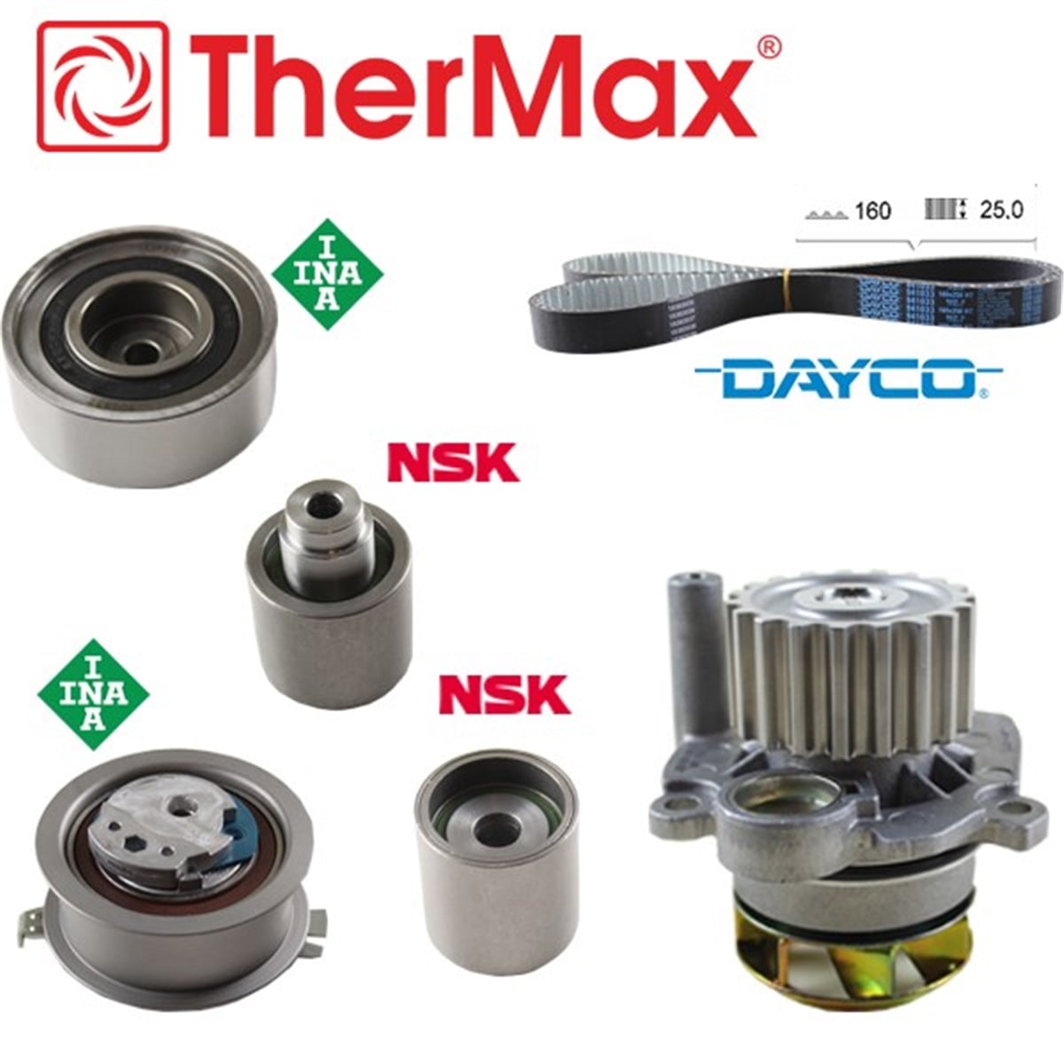 PASSATDEVİRDAİMLİ EKSANTRİK GERGİ KİTİ CRAFTER-T6-A3-JETTA-CADDY-POLO-PASSAT 1.2-1.6-2.0 TDI CAYB-C-D-CAAB THERMAX T16.173THERMAXTHERMAX T16.173