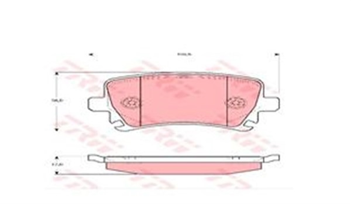PASSATFREN BALATASI ARKA FDB1636 1K0698451G VW CADDY-PASSAT-A6-GOLF5-GOLF6 04- BM TRW TRW GDB1622TRWTRW GDB1622