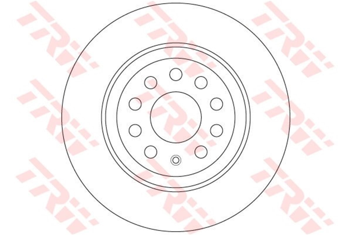 PASSATFREN DİSKİ ARKA DDF2506C (TAKIM FIYAT) 3Q0615601 VW PASSAT-ARTEON-TIGUAN 15- BM TRW TRW DF6504TRWTRW DF6504