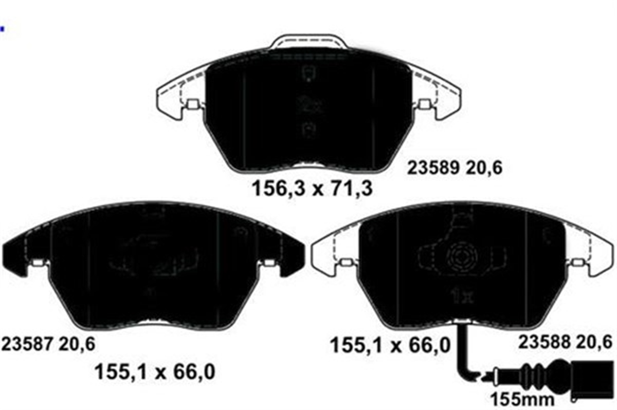 PASSATÖN BALATA FİŞLİ CADDY III 04 GOLF IV V VI 97 JETTA PASSAT 05 POLO 09 OCTAVIA 04 MARELLI 323700000700MARELLIMARELLI 323700000700