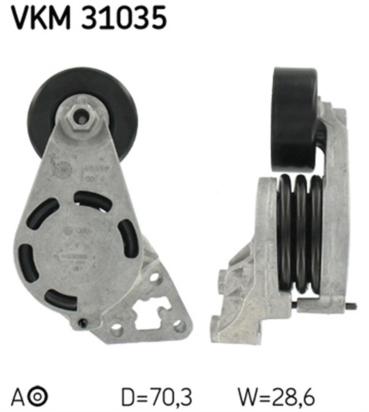 POLOALTERNATÖR GERGİ RULMANI KÜTÜKLÜ POLO-FABIA-CORDOBA 1.4 TDI 2001-2009 AMF-BNV-BNM SKF VKM31035SKFSKF VKM31035