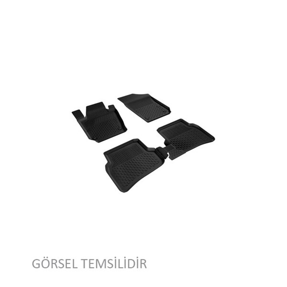 POLOPERFLEX 3D X-MAT HAVUZLU PASPAS ÇEŞİTLERİ SİYAH VOLKSWAGEN POLO 2017 3D X-MAT 5 PCS PERFLEX PXM-VW37PERFLEXPERFLEX PXM-VW37