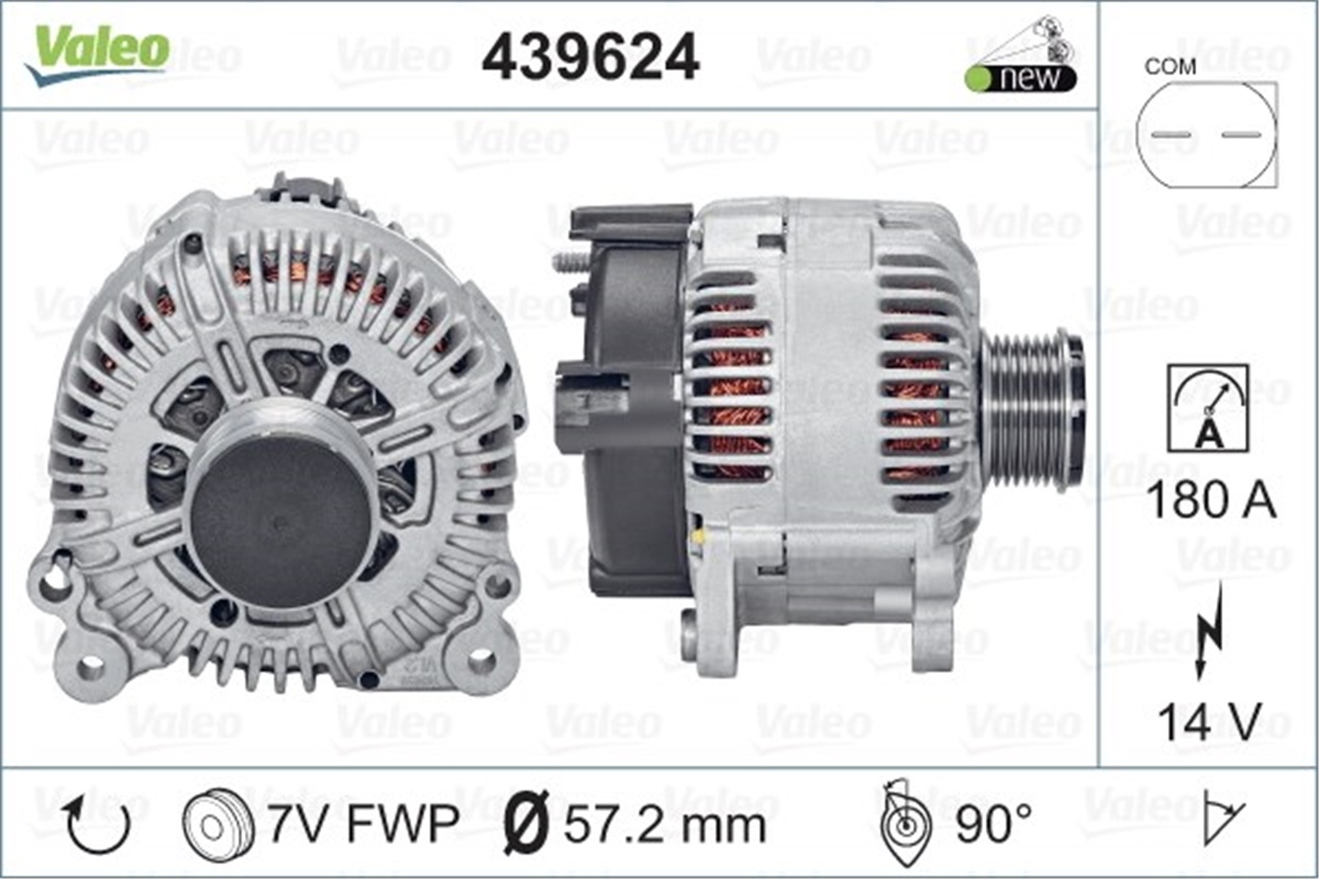 Q7ALTERNATÖR AUDI Q7 3 6 FSI WOLKSWAGEN TOUAREG 3 6 V6 FSI VALEO 439624VALEOVALEO 439624