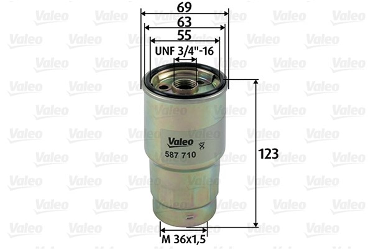 RAV 4YAKIT FİLTRESİ MAZOT TOYOTA RAV 4 2.0 D-4D TURBODIESEL VALEO 587710VALEOVALEO 587710