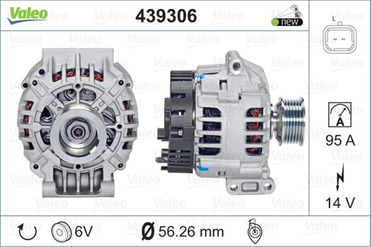RENAULTALTERNATÖR RENAULT VALEO 439306VALEOVALEO 439306