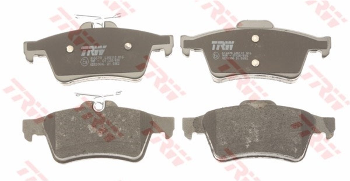 RENAULTFREN BALATASI ARKA ÜSTTEN YAYLI 7701207996 RENAULT LUGUNA II/C-MAX /FOCUS/VECTRA C 03- BM TRW TRW GDB2086TRWTRW GDB2086