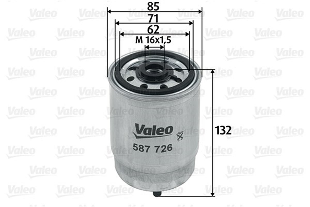 RENAULTYAKIT FİLTRESİ MAZOT RENAULT RAPID 1.6 D-1.9 TD VALEO 587726VALEOVALEO 587726