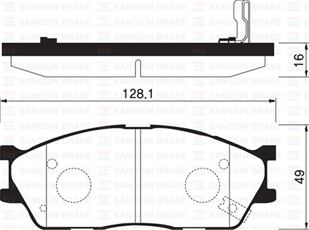 RIOÖN BALATA DİSK KIA RIO 02-05 SANGSIN SP1164SANGSINSANGSIN SP1164