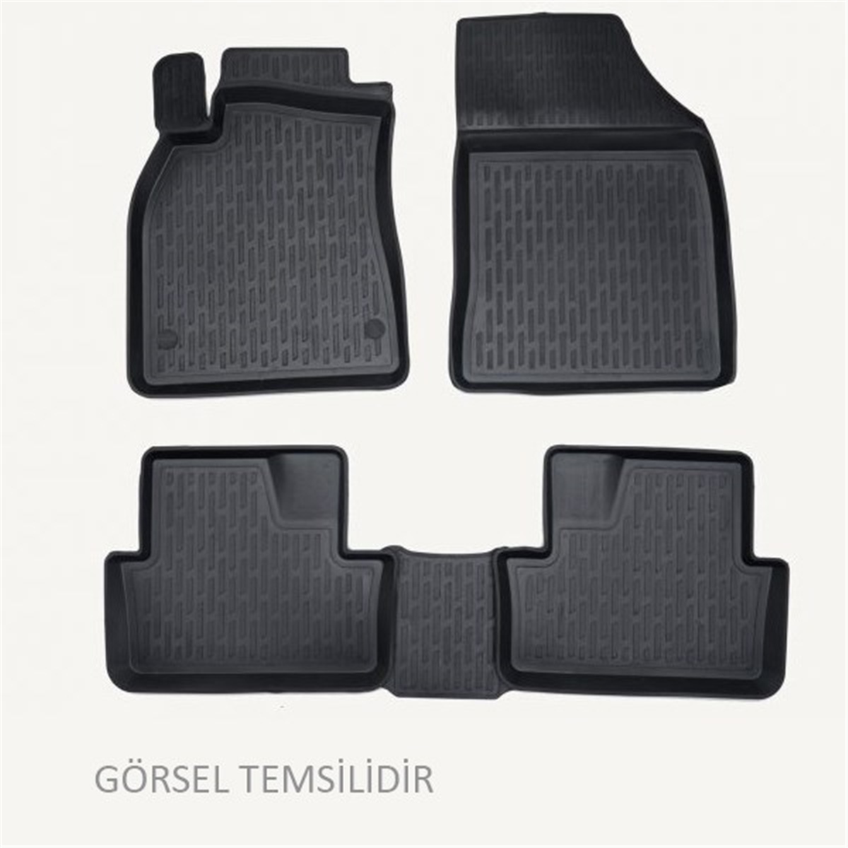 RIOPERFLEX 3D X-MAT HAVUZLU PASPAS ÇEŞİTLERİ SİYAH KIA RIO 2017 3D X-MAT 5 PCS PERFLEX PXM-KA16PERFLEXPERFLEX PXM-KA16