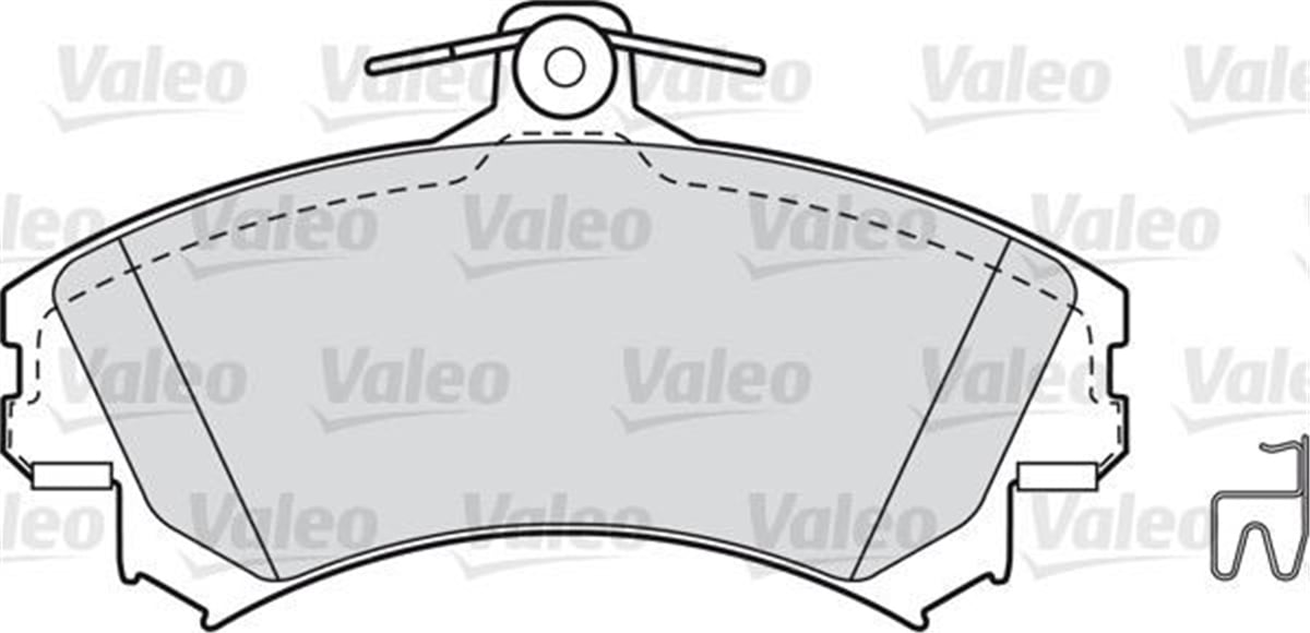 S40ÖN BALATA CARISMA 1.6 1.8 ENJ. 95-6.06 COLT 1.5 6.04 SPACE STAR 98 VOLVO 1.6 1.8 2.0 S40 95-98 VALEO 598318VALEOVALEO 598318