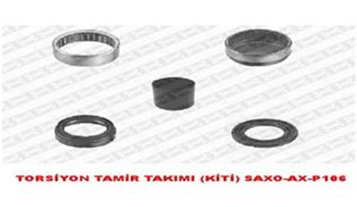 SAXOTORSİYON TAMİR TAKIMI KİTİ SAXO-AX-PEUGEOT 106 STABİLİZATÖR OLMAYAN ARAÇLAR İÇİN SNR KS559.06SNRSNR KS559.06