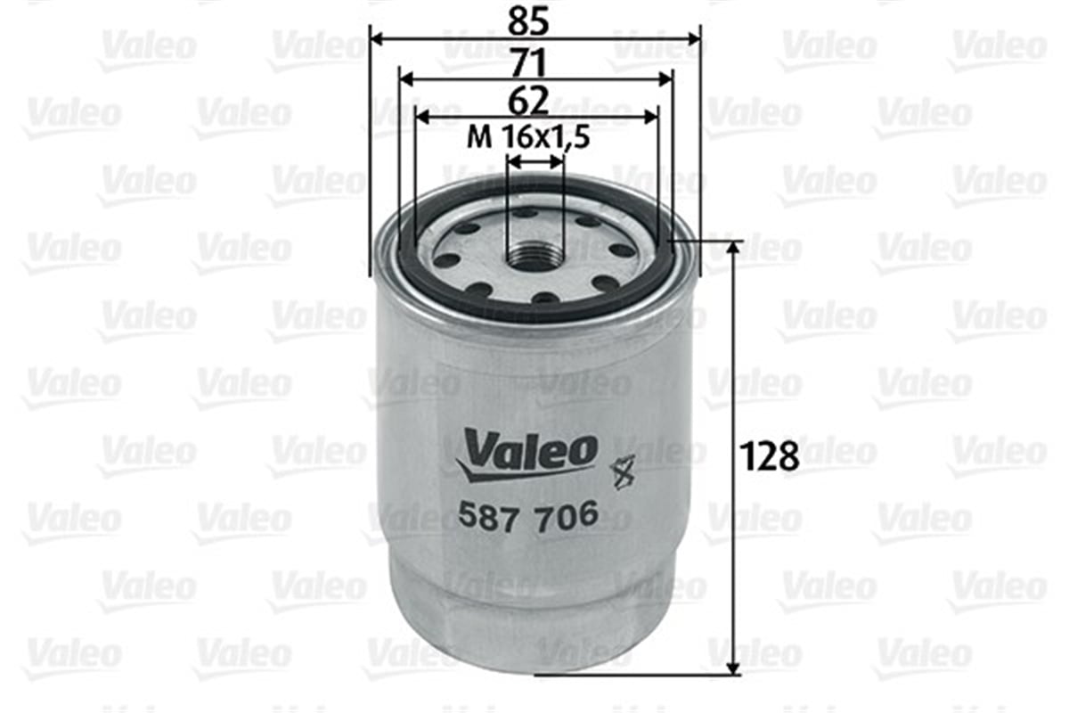 SAXOYAKIT FİLTRESİ MAZOT CITROEN SAXO 1.5 D-FIAT FIORINO-BRAVO-TIPO VALEO 587706VALEOVALEO 587706