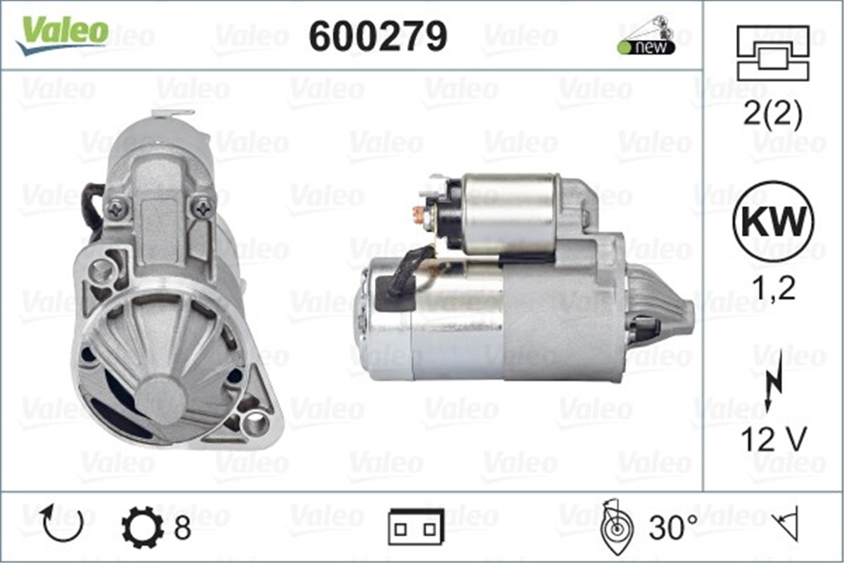 SONATAMARŞ MOTORU HYUNDAI SONATA VALEO 600279VALEOVALEO 600279