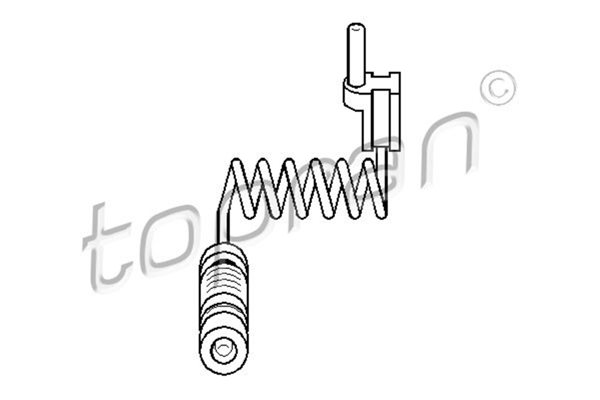 SPRINTERARKA BALATA FİŞİ İKAZ KABLOSU W638 VITO 96-03 W463 SPRINTER 00-06 LT28 LT35 46 96-06 GIC162 TOPRAN 401204755TOPRANTOPRAN 401204755