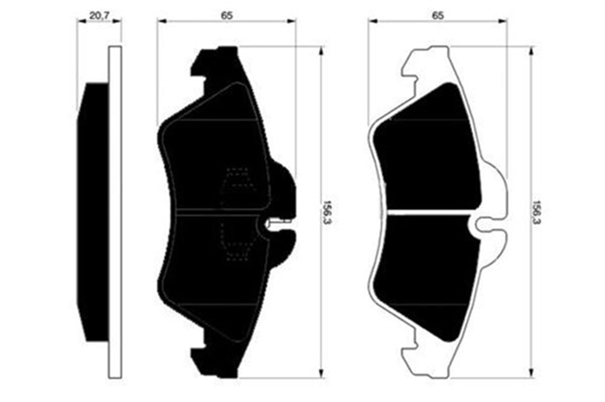 SPRINTERÖN BALATA LT35 95-6.06 SPRINTER 95-6.06 VITO 96.7.03 GDB1220 MARELLI 323700008300MARELLIMARELLI 323700008300