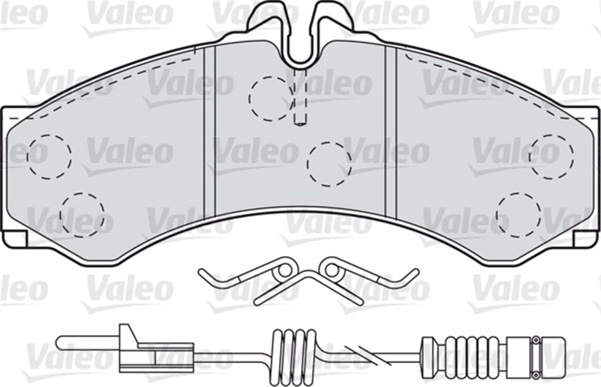 SPRINTERÖN BALATA VW LT28 96-6.06 LT35 96-6.06 LT46 96-6.06 SPRINTER 96-5.06 20X164.6X72.9 VALEO 598966VALEOVALEO 598966