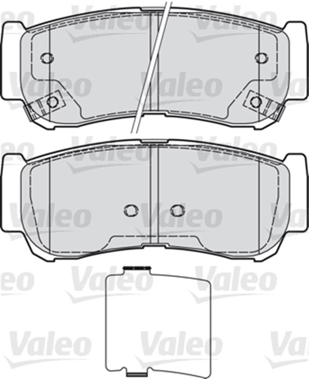 STAREXARKA BALATA SANTAFE 2.7 2.2CRDİ 06 H1 STAREX 2.4 01-04 2.5D 97-04 2.5CRDİ 01-07 VALEO 598932VALEOVALEO 598932