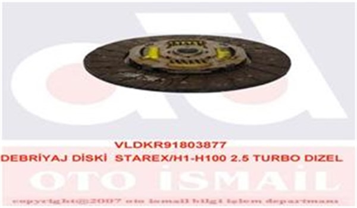 STAREXDEBRIYAJ DİSKİ STAREX-H1-H100 2.5 TURBO DIZEL HD62 VALEO 803877VALEOVALEO 803877