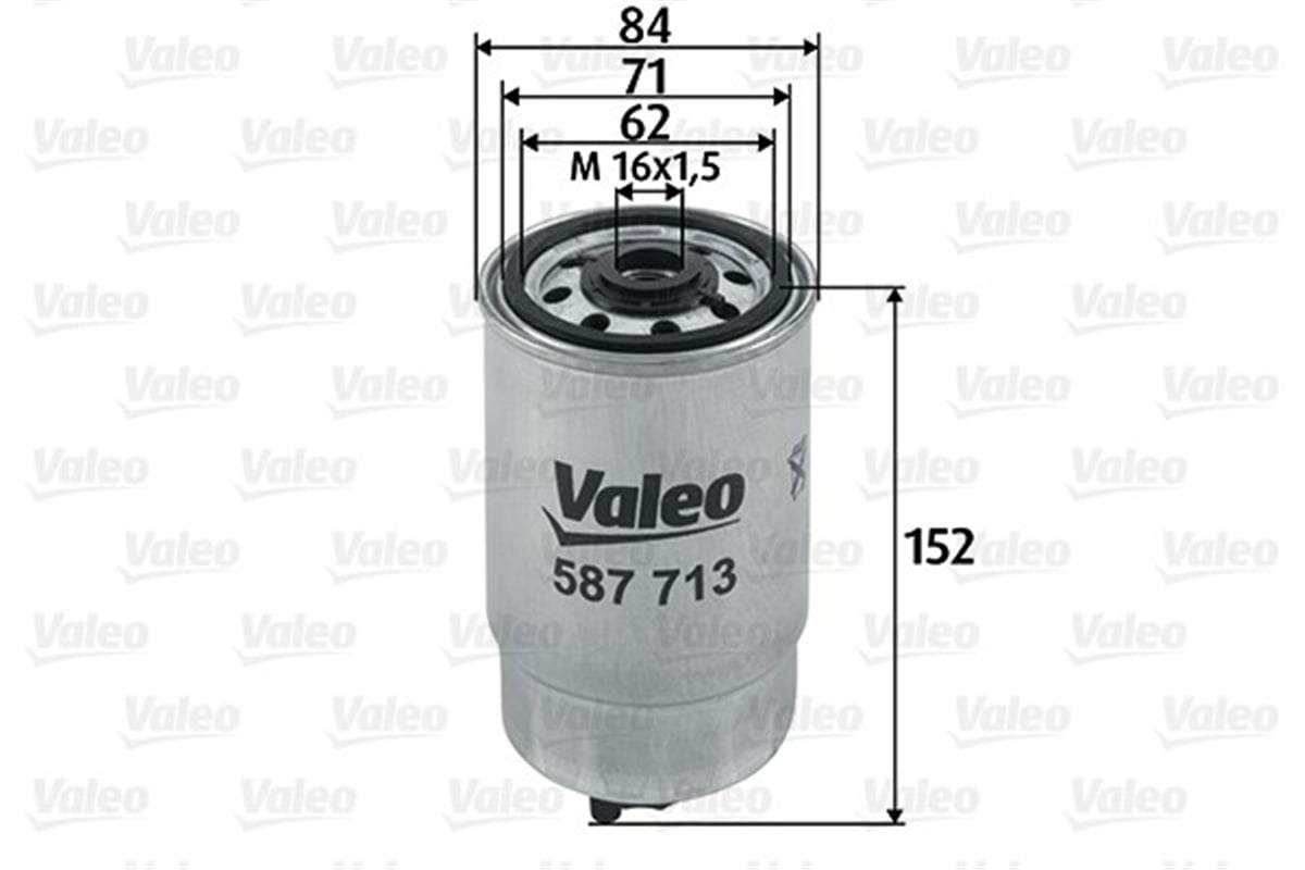 STILOYAKIT FİLTRESİ MAZOT FIAT STILO MULTI WAGON 1.9 JTD VALEO 587713VALEOVALEO 587713