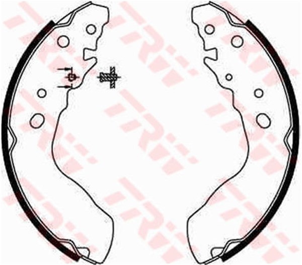 SUZUKIARKA PABUÇ BALATA SUZUKI VITARA 2.0 16V 1.9D 2.0TD 94-3.98 254X47 TRW GS8641TRWTRW GS8641