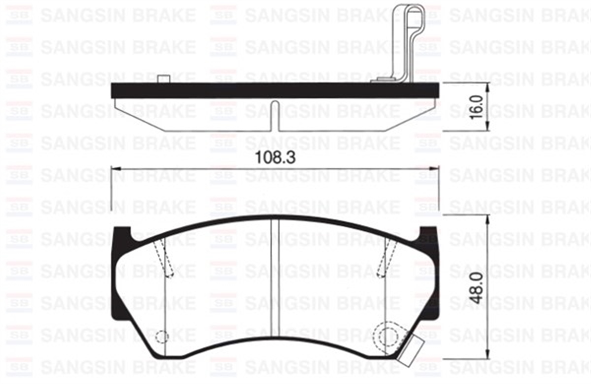 SUZUKIÖN BALATA DİSK NISSAN ALMERA 95-00 SUZUKI BALENO 99-07 GDB3180 SANGSIN SP1122SANGSINSANGSIN SP1122