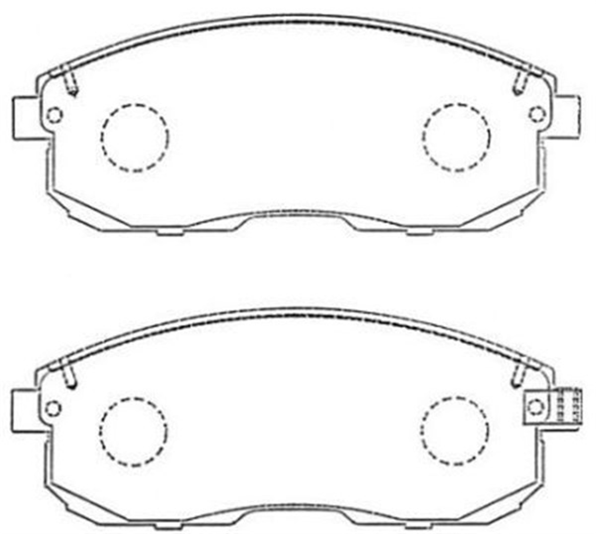 SX4ÖN BALATA NISSAN JUKE 2010 350 Z 03 MAXIMA QX 88-99 2.0I-PULSAR 14 SUZUKI SX4 06 GDB1003 SANGSIN SP1107FBSANGSINSANGSIN SP1107FB