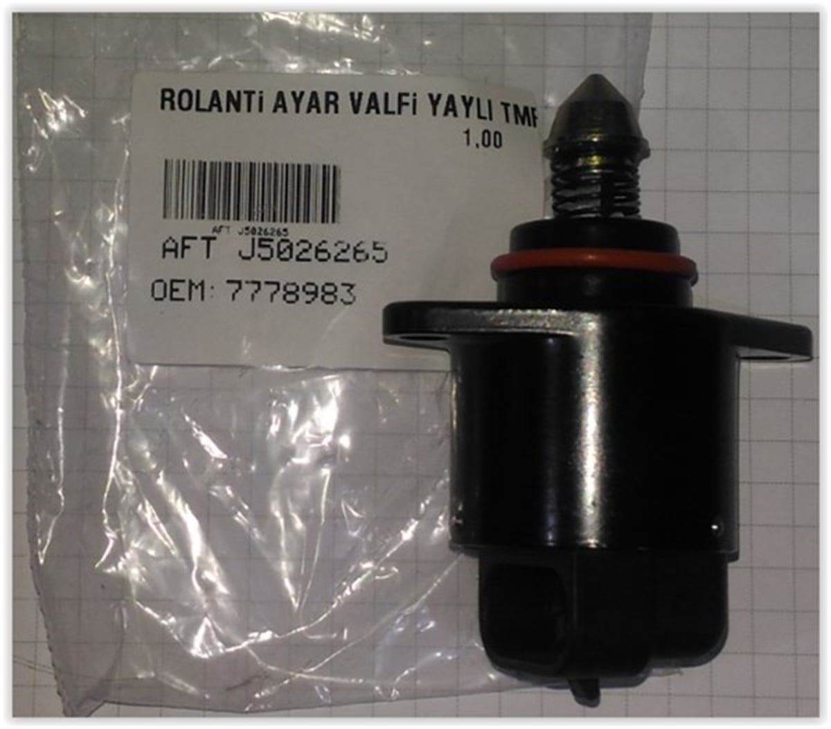 TEMPRAROLANTİ AYAR VALFİ YAYLI TEMPRA-TIPO 1.6 MPI OEK 7778983OEKOEK 7778983