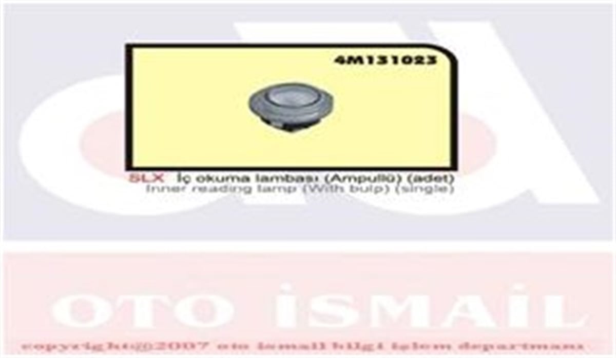 TOFAŞİÇ OKUMA LAMBASI AMPULLÜ SLX OZAR 4M131023OZAROZAR 4M131023