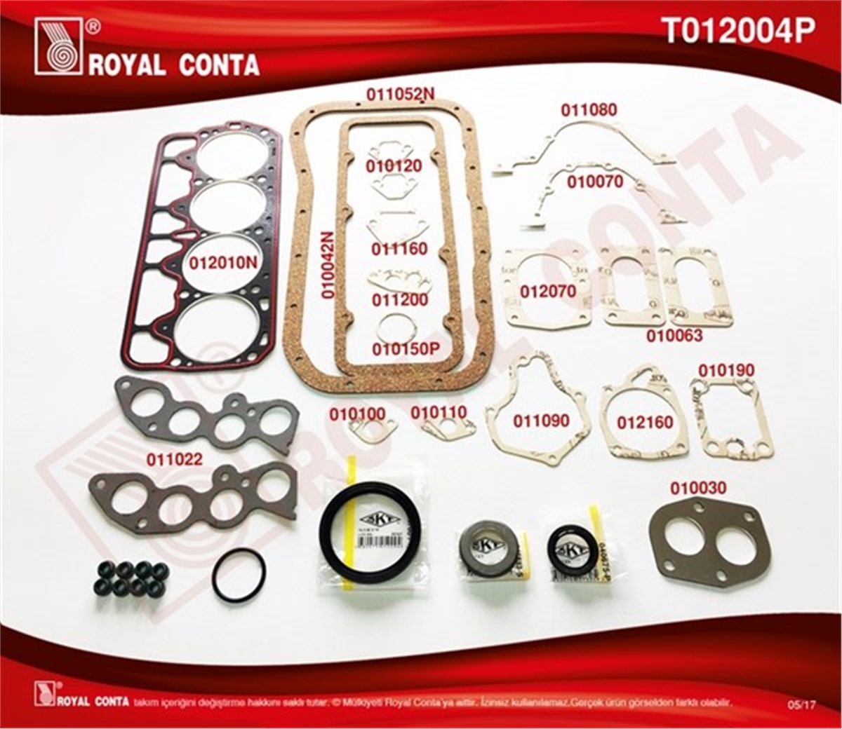 TOFAŞMOTOR TAKIM CONTASI FULL SKT KEÇE REİNZ SUBAP LAS M131 DKŞ 1600 88 ROYAL T012004PROYALROYAL T012004P