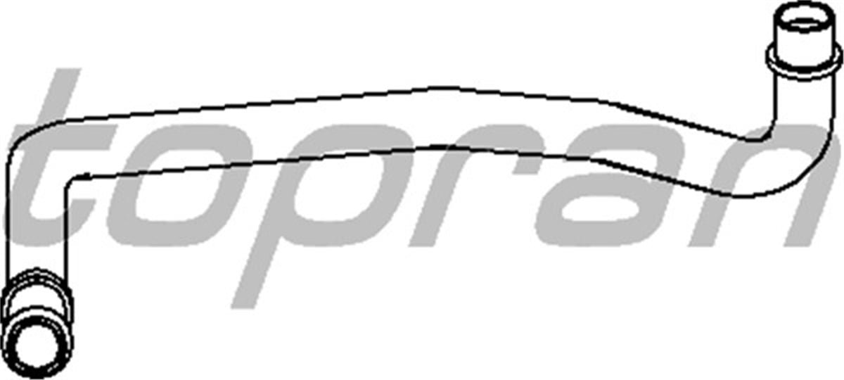 TOLEDOKÜLBÜTÖR ÜST KAPAK HAVA HORTUMU GOLF III-PASSAT-POLO-IBIZA-TOLEDO-CORDOBA 1.6-2.0 TOPRAN 109614755TOPRANTOPRAN 109614755