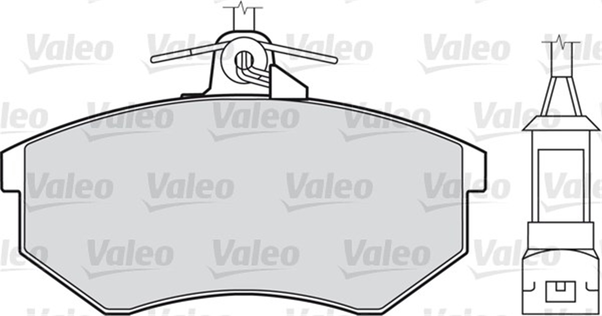 TOLEDOÖN BALATA GOLF II-III 75-97 PASSAT III 80-88 CORDOBA 93-99 IBIZA 93-99 TOLEDO 91-99 VENTO 91-98 VALEO 598004VALEOVALEO 598004